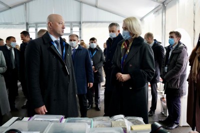 Вице-премьер Виктория Абрамченко посетила современный завод по обработке отходов